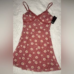 No Boundaries Juniors Mesh Dress with Lace Detail | Size:M (7-9)